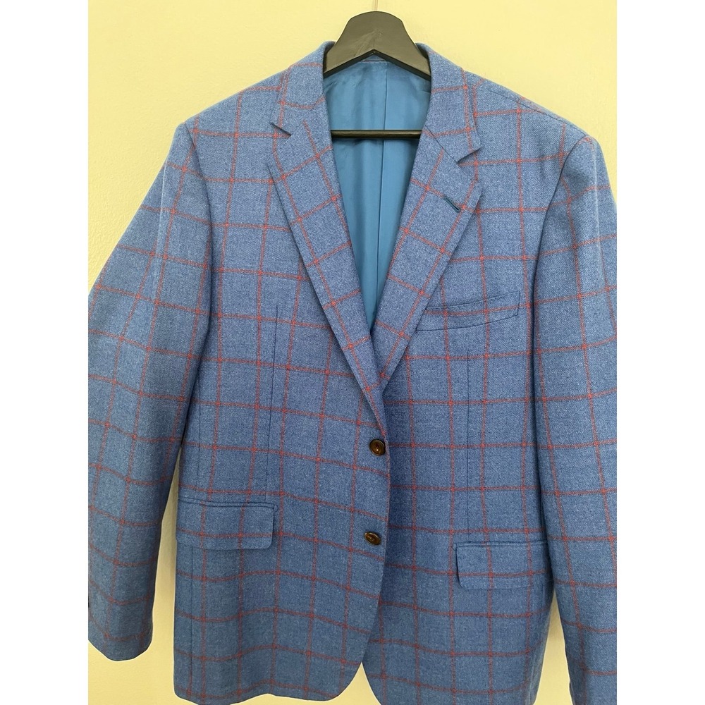 Sartoria Castangia Platinum Collection Men Wool 160's Blazer 44R   M In Italy.